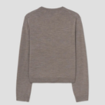 Theory Women Regal Wool Crop Cardigan - Light Cinder