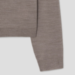 Theory Women Regal Wool Crop Cardigan - Light Cinder