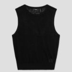 Theory Women Neo Sag Harbor Twin Set Shell - Black