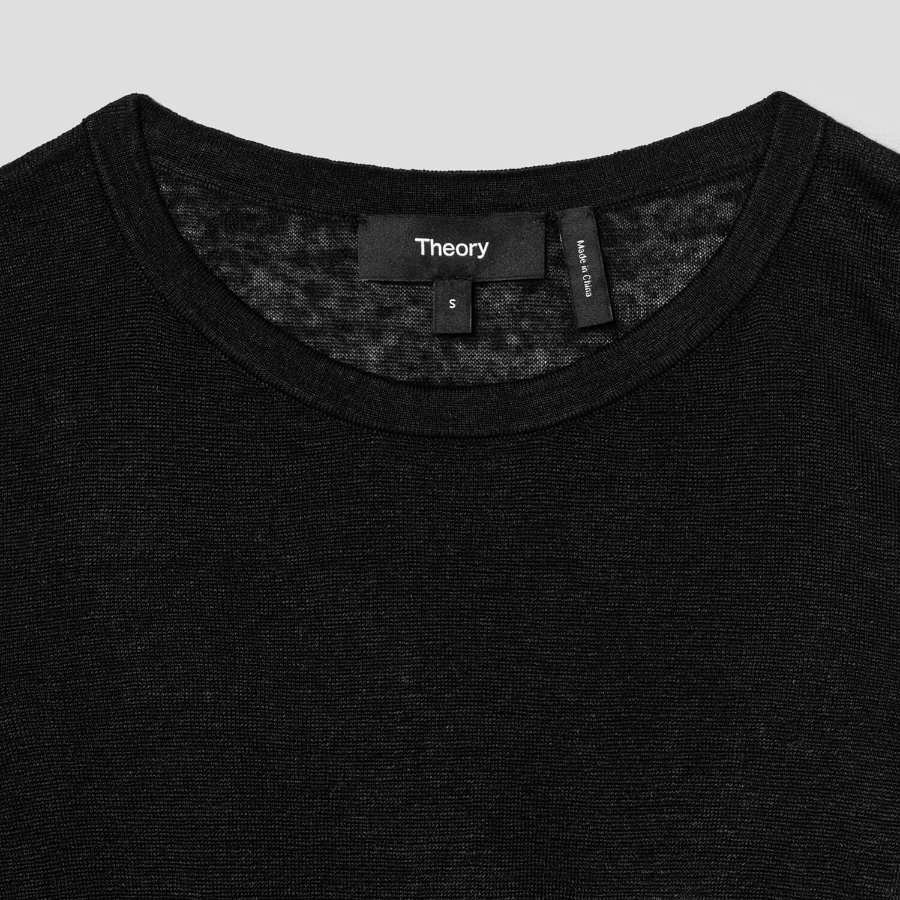 Theory Women Neo Sag Harbor Twin Set Shell - Black