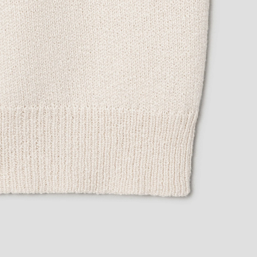 Theory Women Wave Boucle Cap Sleeve Polo - Off White