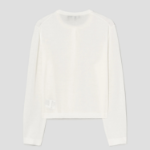 Theory Women Regal Wool Crop Cardigan - New Ivory