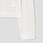 Theory Women Regal Wool Crop Cardigan - New Ivory