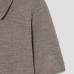 Theory Women Regal Wool Easy Polo Pullover - Light Cinder