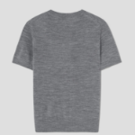 Theory Women Regal Wool Basic Tee - Cool Heather Grey