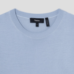 Theory Women Regal Wool Basic Tee - Pearl Blue