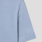 Theory Women Regal Wool Basic Tee - Pearl Blue