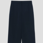 KUHO Crop Wide Fit Pants - Navy