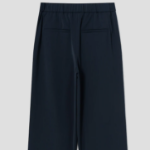 KUHO Crop Wide Fit Pants - Navy