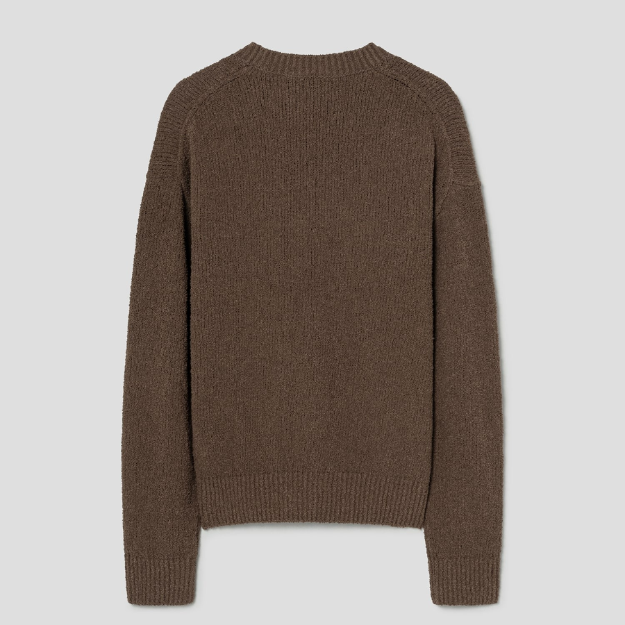 Theory Women Terry Boucle Boucle Sweatshirt - Clove