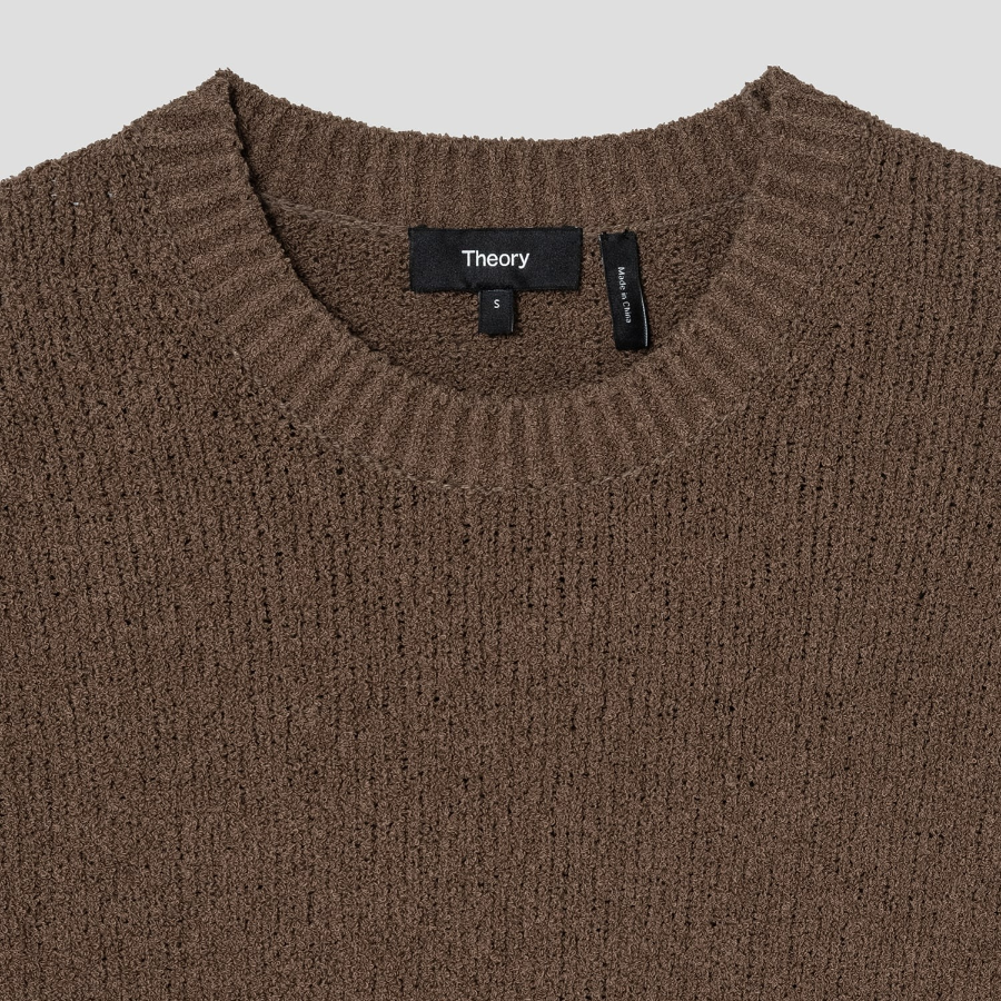 Theory Women Terry Boucle Boucle Sweatshirt - Clove