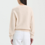 Theory Women Terry Boucle Boucle Sweatshirt - Ivory