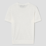 Theory Women Regal Wool Basic Tee - New Ivory