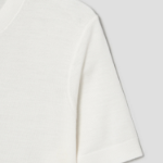 Theory Women Regal Wool Basic Tee - New Ivory