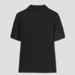 Theory Women Regal Wool Easy Polo Pullover - New Pestle Melange