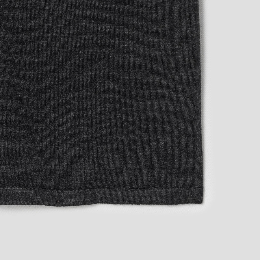 Theory Women Regal Wool Easy Polo Pullover - New Pestle Melange