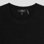 Theory Women Silk Boucle T-Shirt - Black