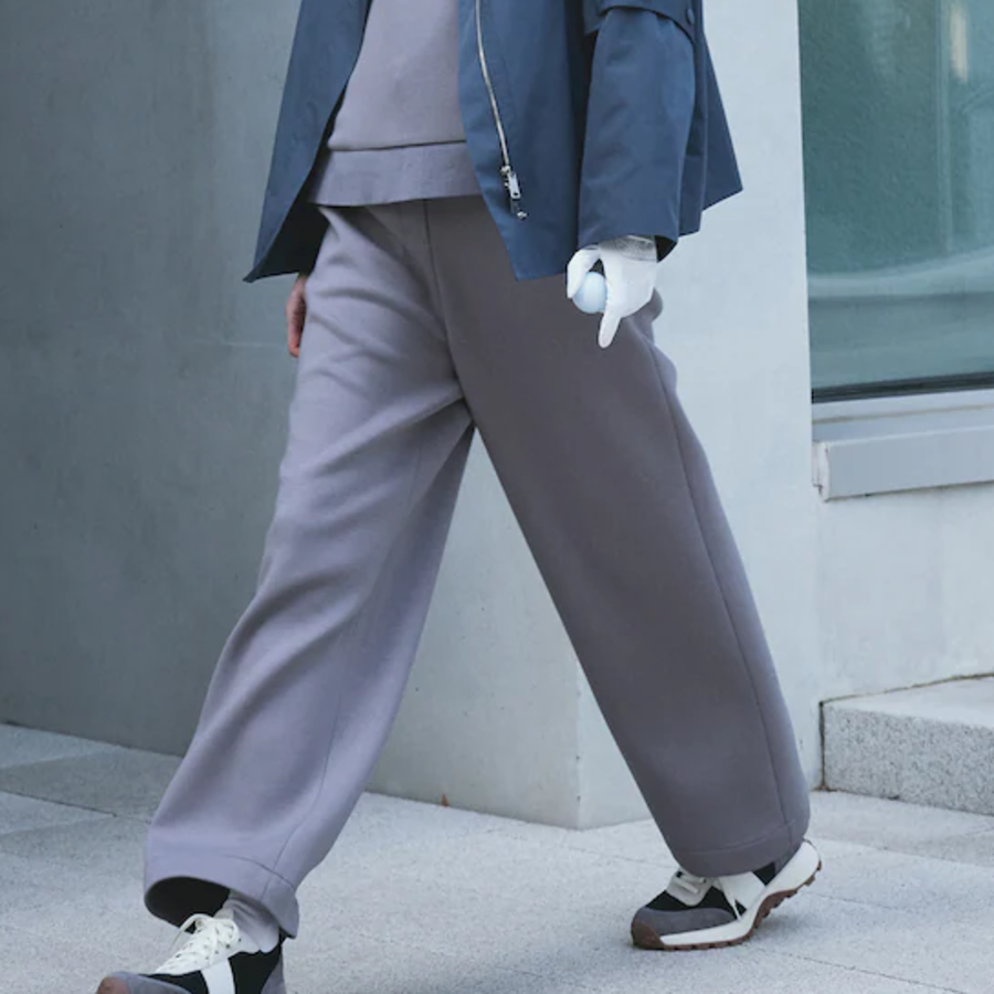 KUHO [Golf] Air Jersey Sweatshirt Setup Pants - Grey