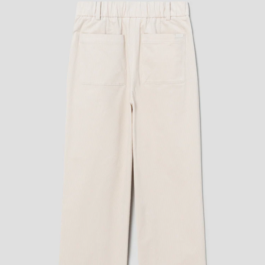 KUHO Corduroy Wide Pants - Ivory