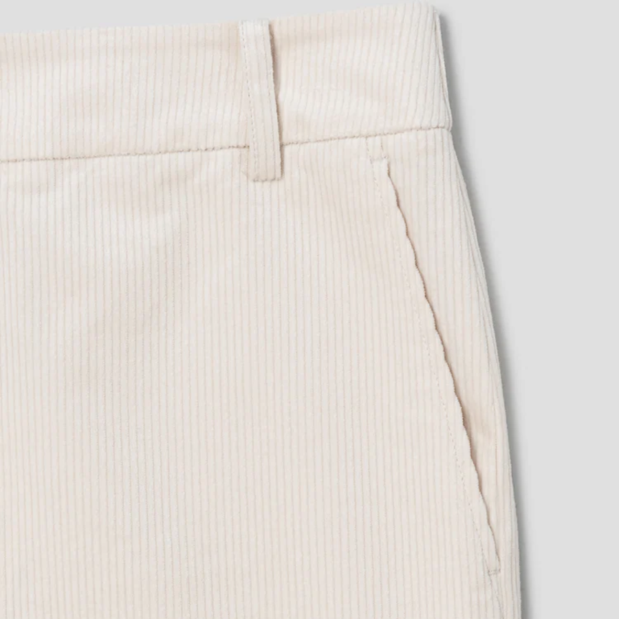 KUHO Corduroy Wide Pants - Ivory