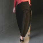 KUHO Cotton Blend Wide Fit Pants - Black