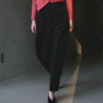 KUHO Cotton Blend Wide Fit Pants - Black