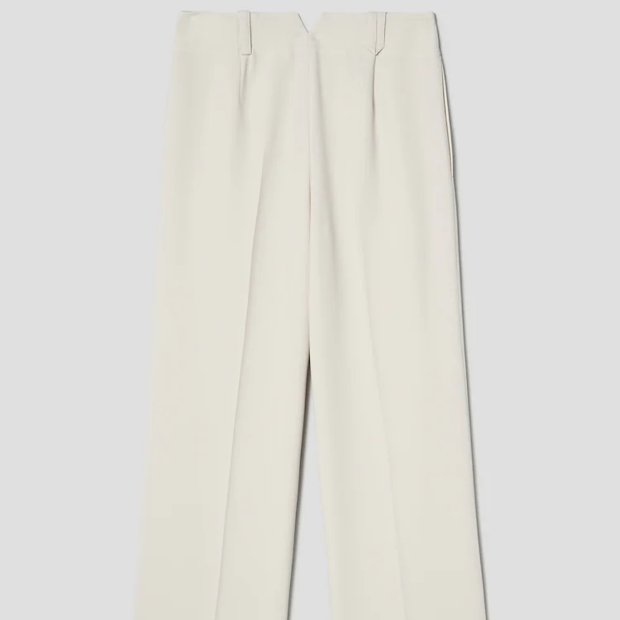 KUHO Straight Fit Pants - Ivory