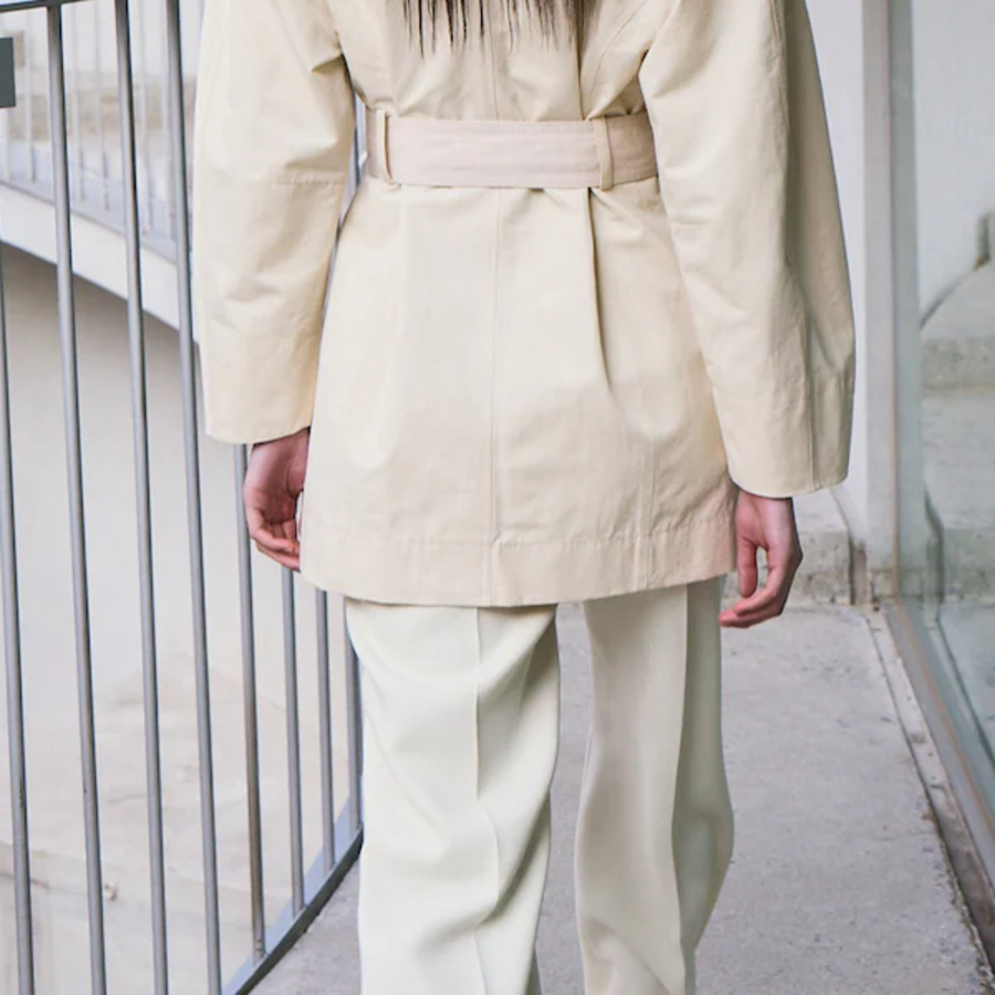 KUHO Straight Fit Pants - Ivory