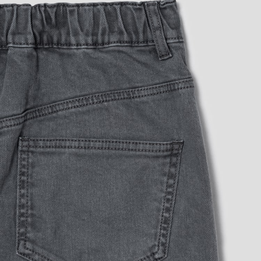 KUHO Tapered-Fit Denim Pants - Grey