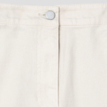 KUHO Tapered-Fit Denim Pants - Ivory