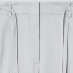 KUHO String Wide Fit Pants - Light Grey