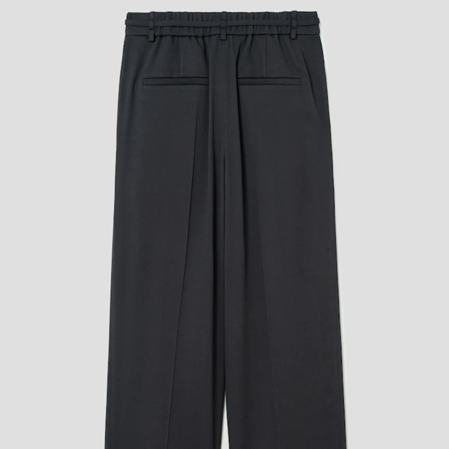 KUHO String Wide Fit Pants - Navy