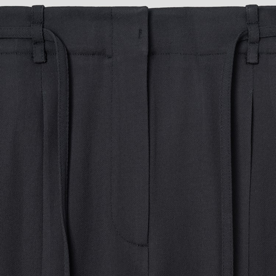 KUHO String Wide Fit Pants - Navy