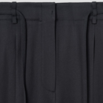 KUHO String Wide Fit Pants - Navy