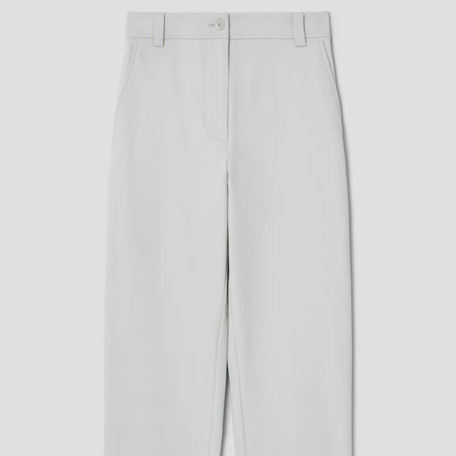 KUHO Stretch Waist Banding Baggy Pants - Light Green