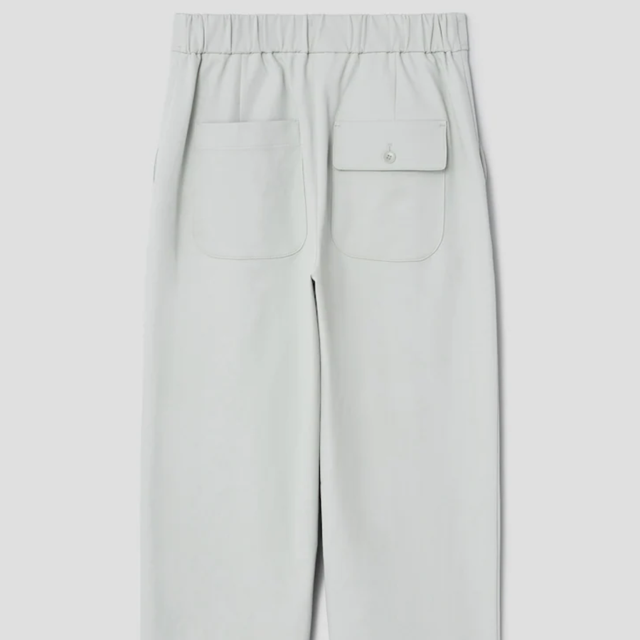 KUHO Stretch Waist Banding Baggy Pants - Light Green