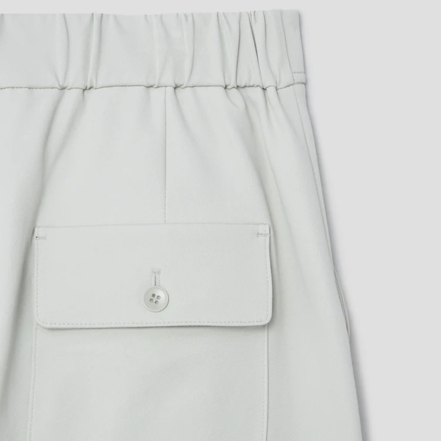 KUHO Stretch Waist Banding Baggy Pants - Light Green