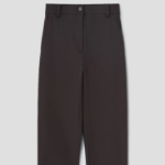 KUHO Stretch Waist Banding Baggy Pants - Brown