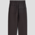 KUHO Stretch Waist Banding Baggy Pants - Brown