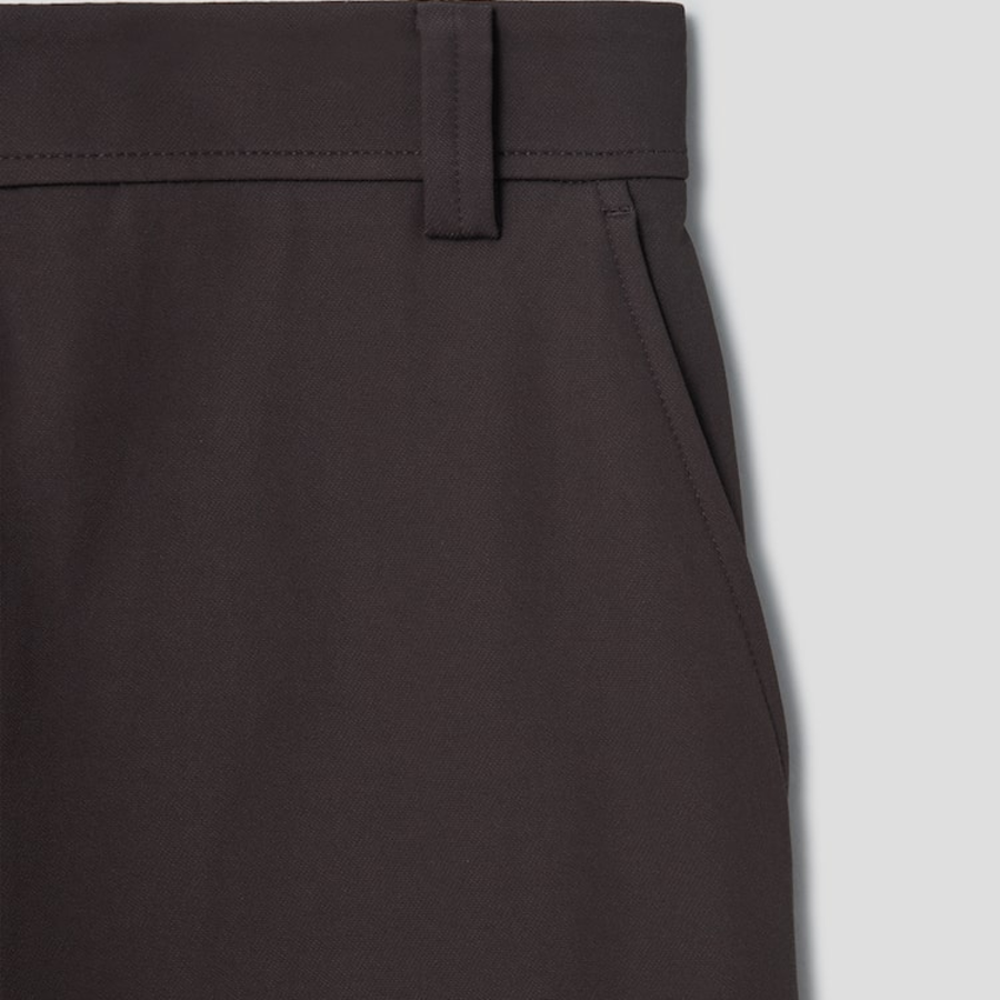 KUHO Stretch Waist Banding Baggy Pants - Brown