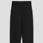 KUHO Stretch Waist Banding Baggy Pants - Black