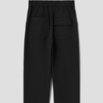 KUHO Stretch Waist Banding Baggy Pants - Black