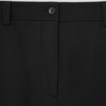 KUHO Stretch Waist Banding Baggy Pants - Black