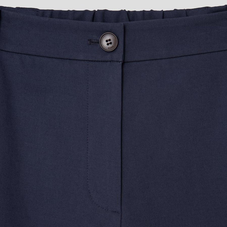 KUHO Cotton Blend Straight Cargo Pants - Navу