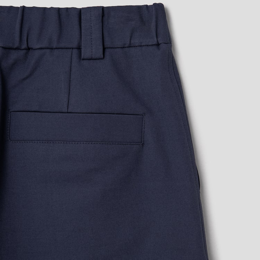 KUHO Cotton Blend Straight Cargo Pants - Navу