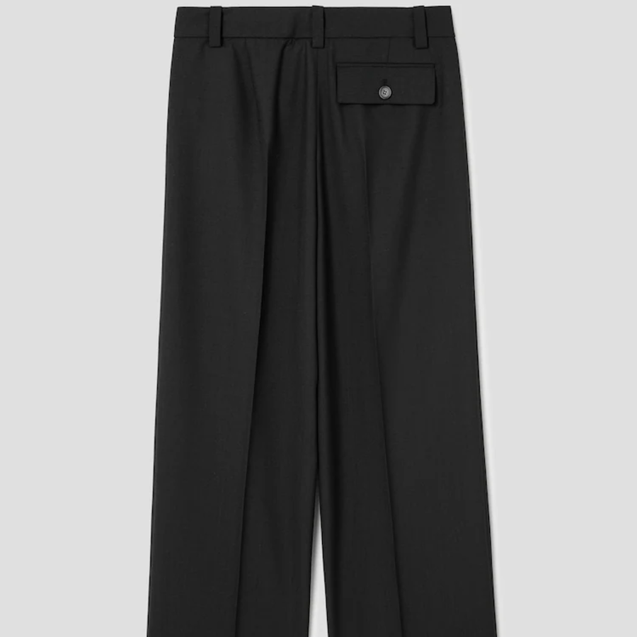 KUHO [KUHO X FRANCESCO FUCCI] Mens Wear Fit Wide Pants - Black
