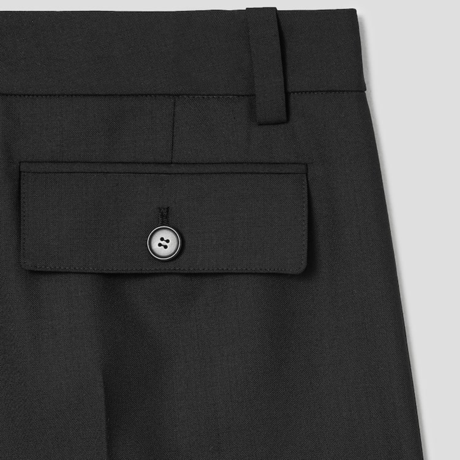 KUHO [KUHO X FRANCESCO FUCCI] Mens Wear Fit Wide Pants - Black