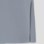 KUHO Cotton Blend Crop Wide Knit Pants - Grey