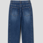 KUHO Washing Denim Drop Crotch Pants - Blue