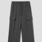 KUHO Cotton Blend Hood Set-Up Pants - Ash